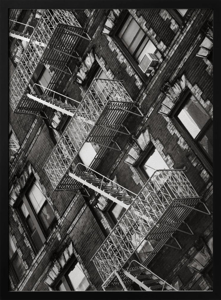 New York City Fire Escapes 04 Poster