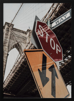 Brooklyn Bridge Stop Poster