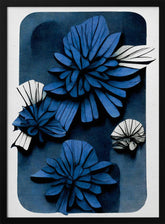 Blue Blossoms Poster