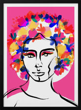 Flower Hair Poster