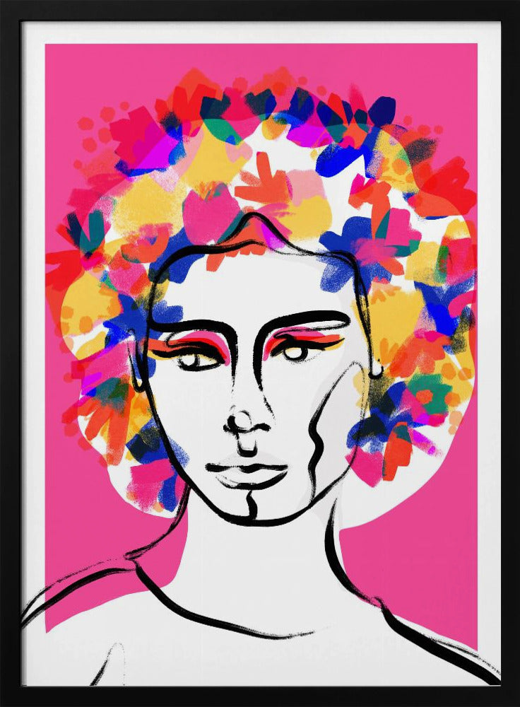 Flower Hair Poster