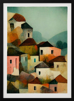 Italian Village Poster