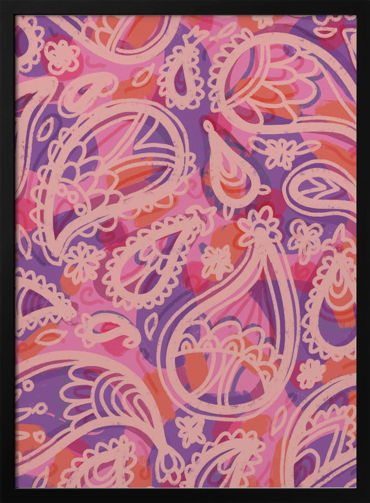 Paisley Pattern Poster