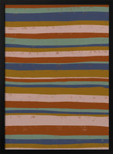 Ethno Colors Stripes Poster