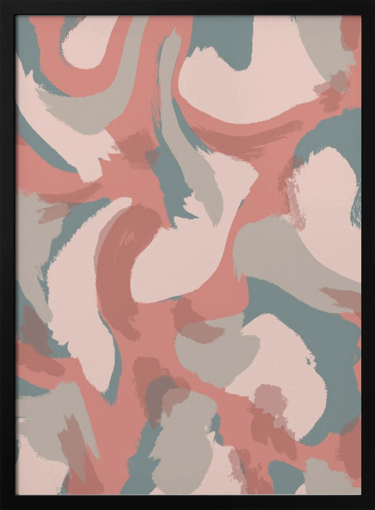 Pastel Strokes Pattern Poster