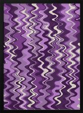 Purple Wavey Pattern Poster