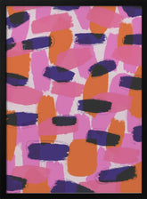 Pink And Purple Strokes Poster