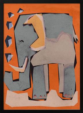 Happy Elephant Poster