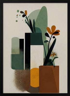 Geometric Vases Poster