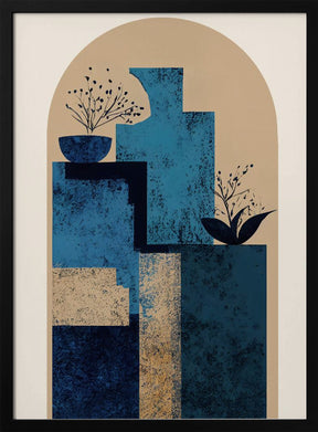 Blue Vase Poster