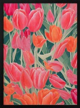 Pink Tulips Poster