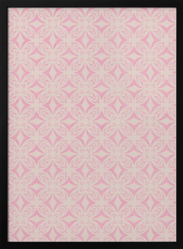 Light Pink Tile Pattern Poster