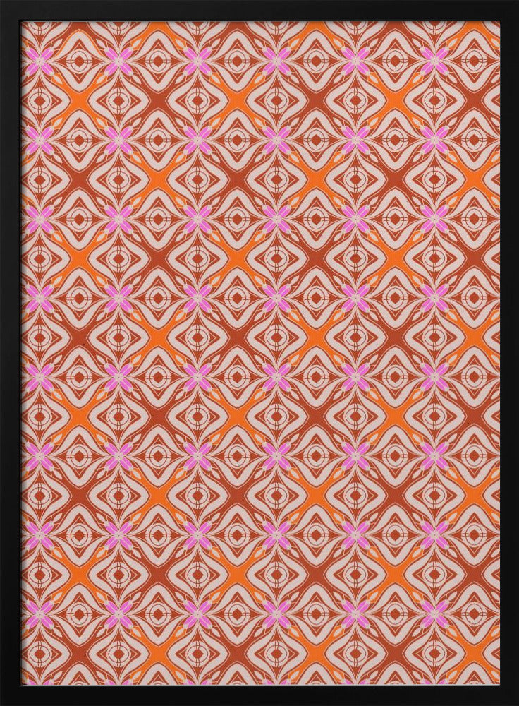 1970 Tile Pattern Poster