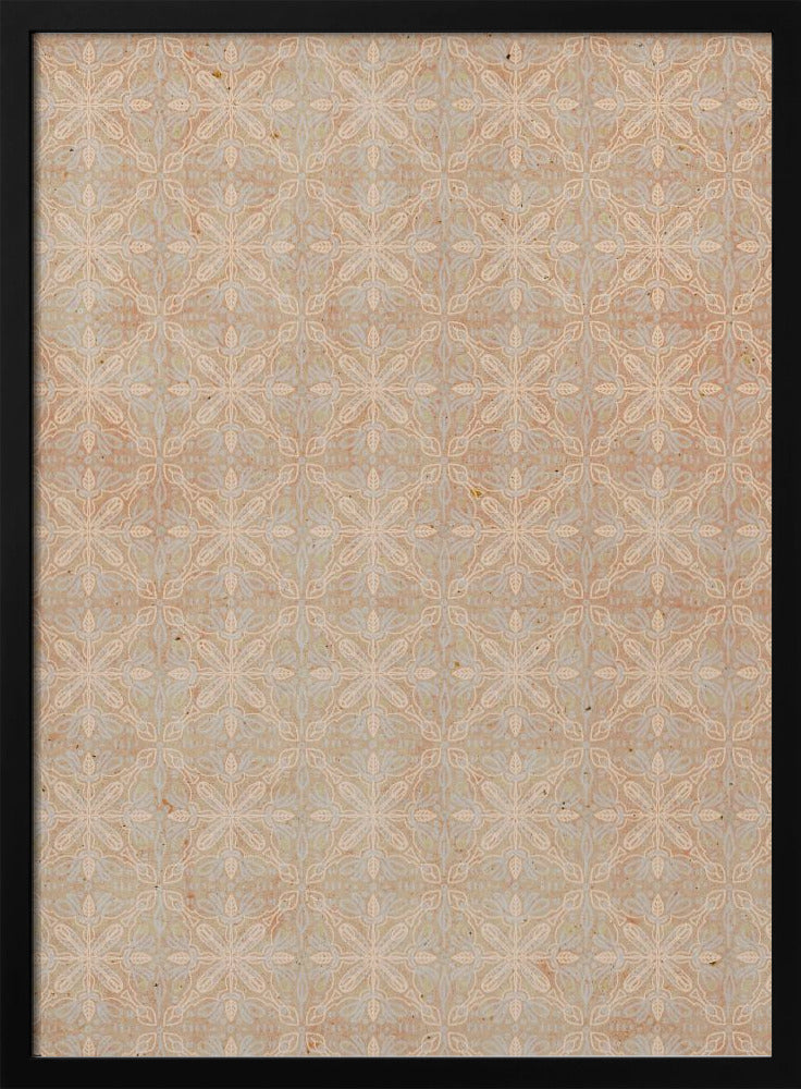 Shabby Mandala Pattern Poster