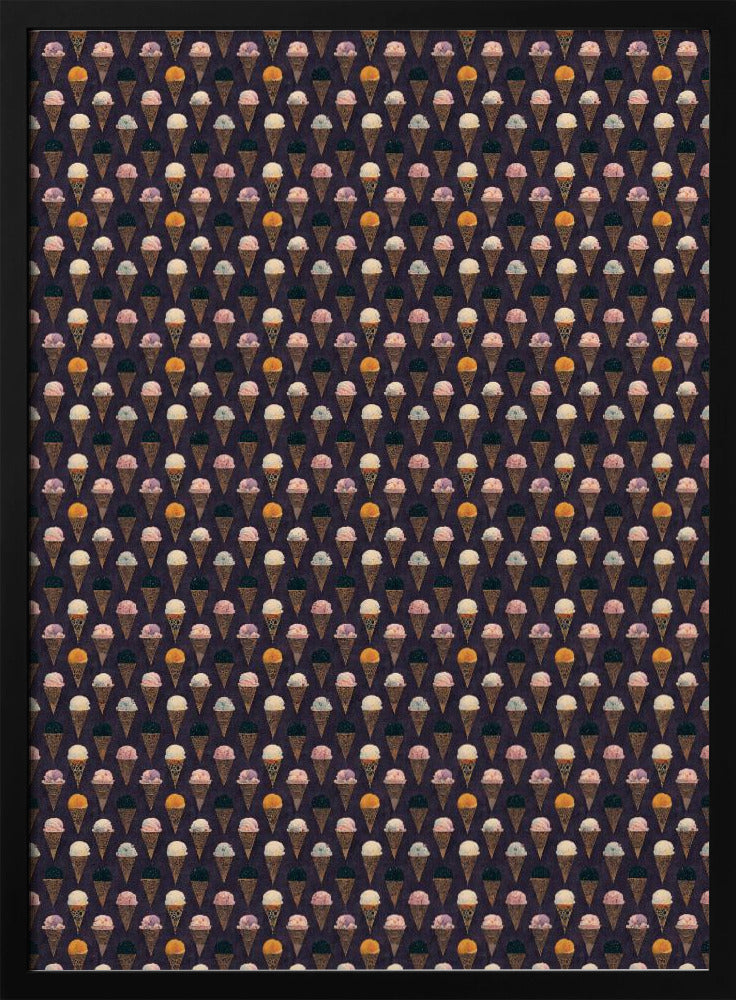 Icecream Pattern Poster
