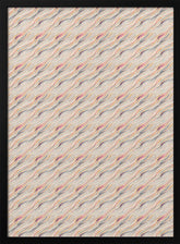 Pastel Waves Pattern Poster