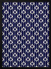 Stitches Blue Pattern Poster