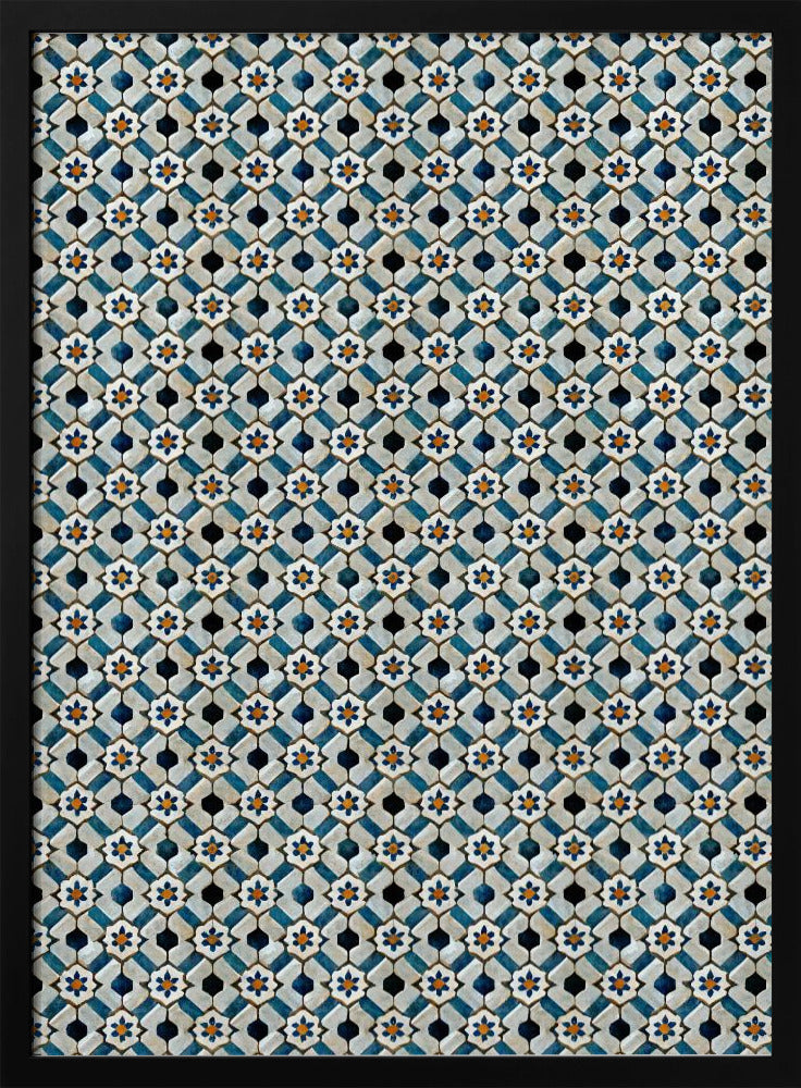 Moroccan Tile Pattern Poster