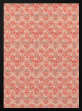 Pink Romantic Pattern Poster