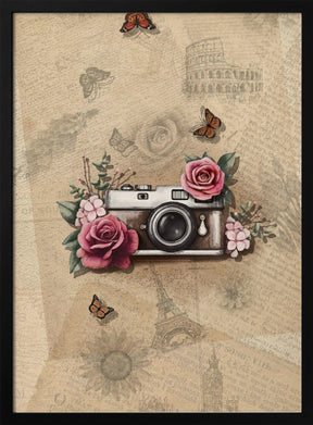 Vintage Camera Poster