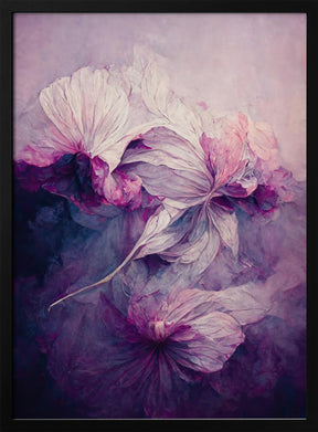 Purple Peony Poster