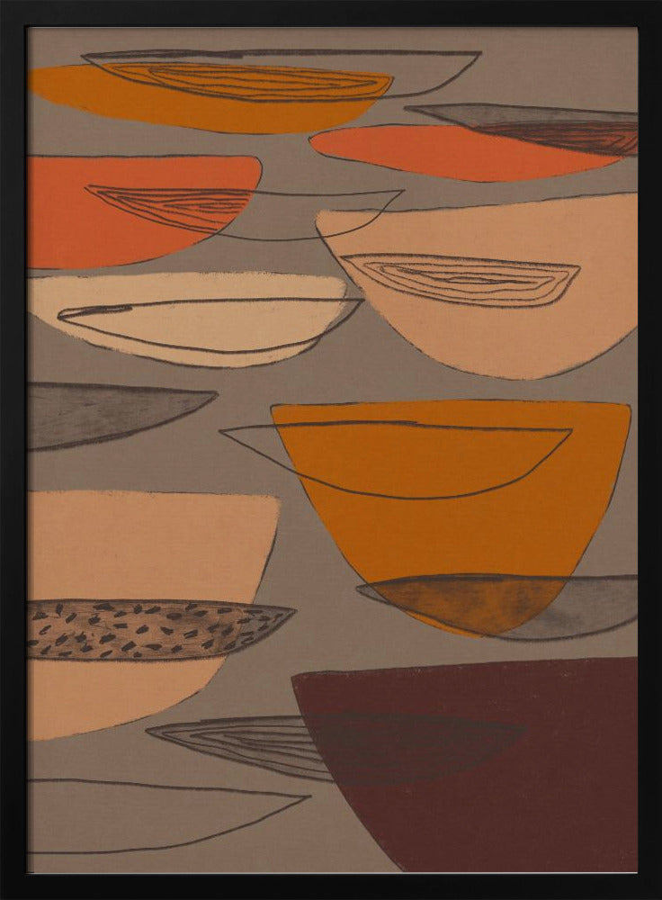 Transparent Shapes #1 Poster