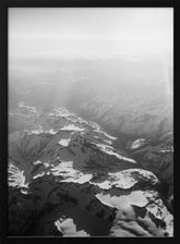 Alps in Black and White Poster