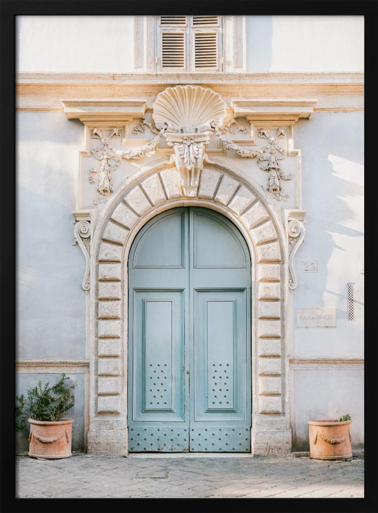 Blue tones of Rome - Italy travel photography Poster