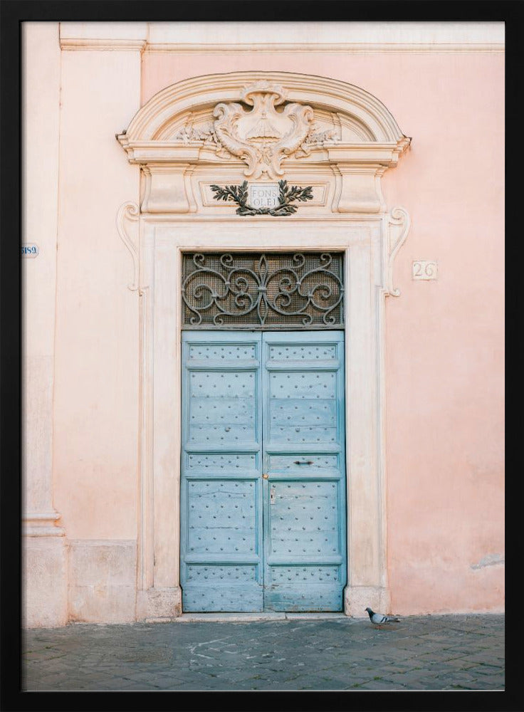 Pastel Trastevere - Rome Italy travel photography Poster