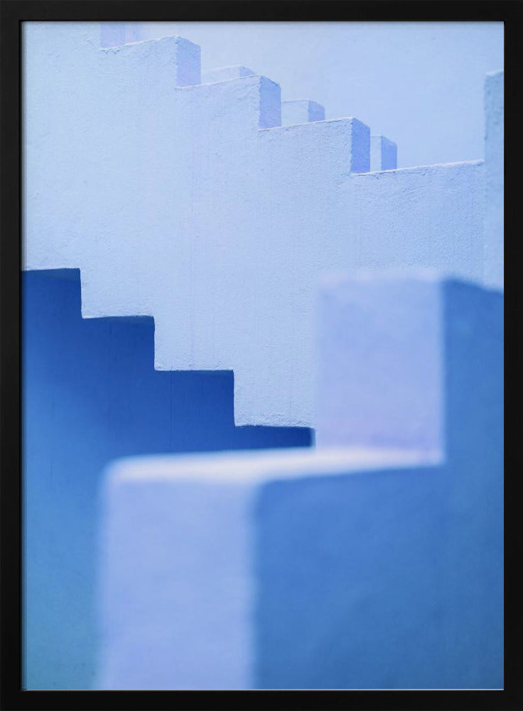 Muralla Roja in blue Poster