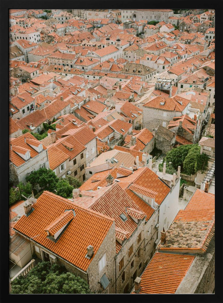 Roofs of Dubrovnik Poster