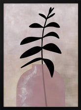 Eui vase with leaves Poster