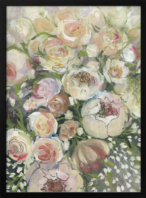 Maeve painterly florals Poster