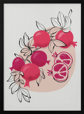 Fathia pomegranates Poster