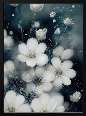 Frozen Flowers Poster