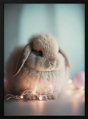 Fluffy Bunny Poster