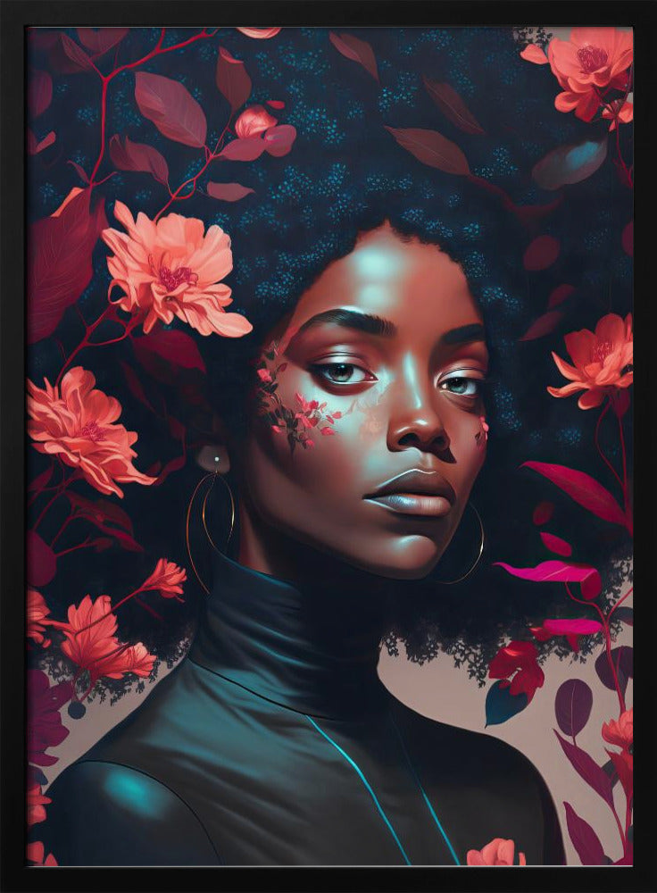 Goddess Of The Flowers Poster