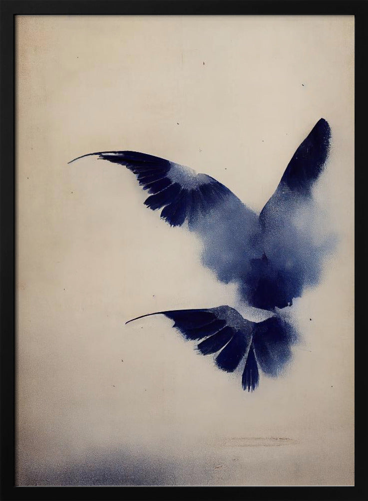 Indigo Bird Poster