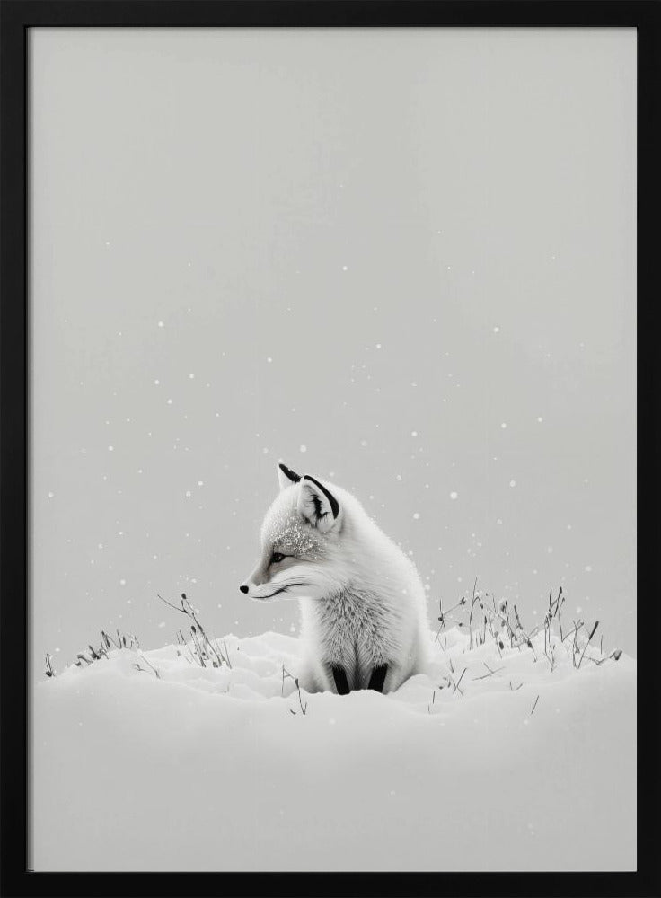 Snow Fox Poster