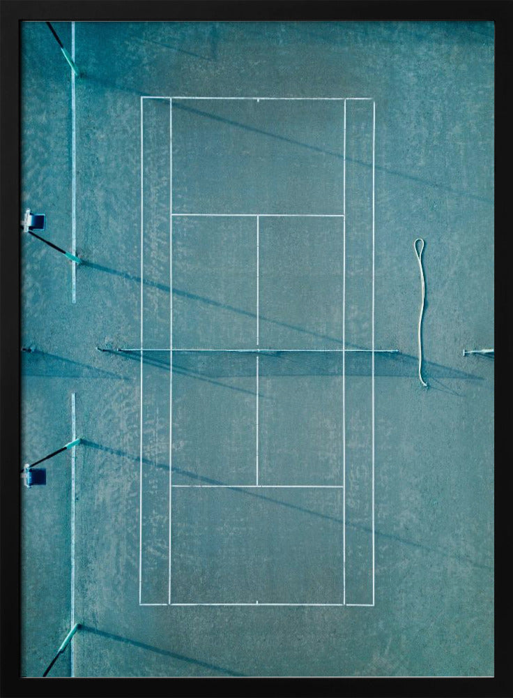 Tennis Court Green 2 Poster