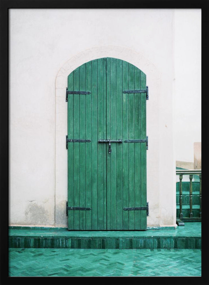 Marrakesh Green Door Poster