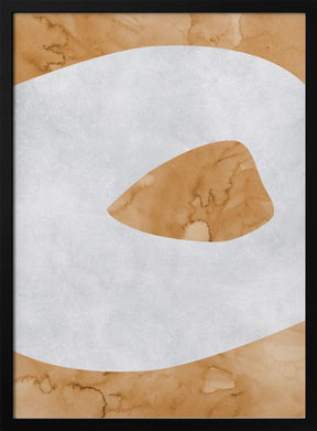 Abstract Lake Crater view Poster