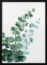 Watercolor eucalyptus bouquet Poster