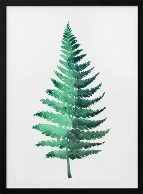 Watercolor fern Poster