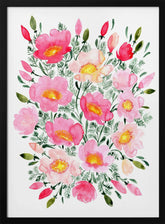 Winterlynn bouquet in pink Poster