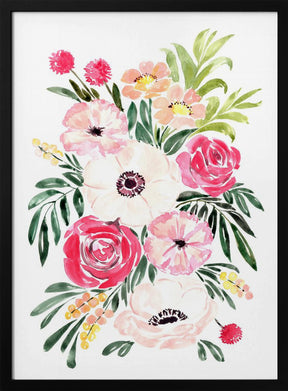 Mirja bouquet Poster