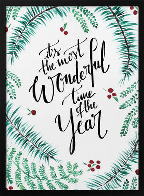 Most Wonderful Time Of The Year Christmas Poster