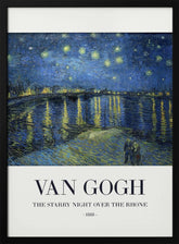 The Starry Night Over The Rhone Poster