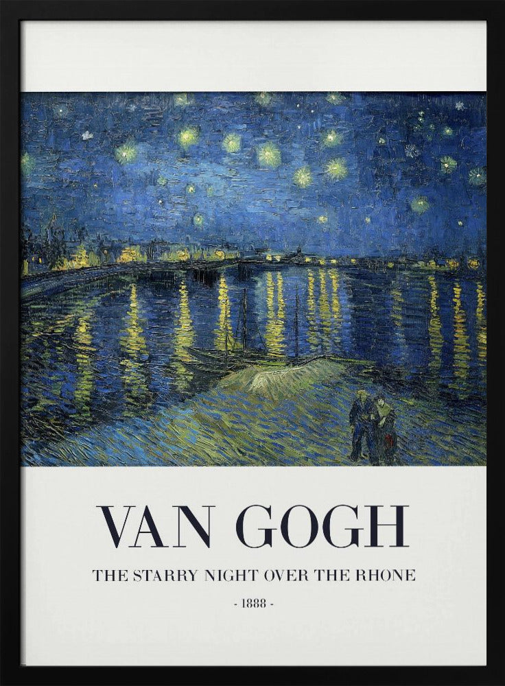 The Starry Night Over The Rhone Poster