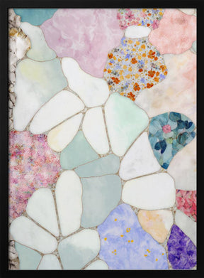 Floral Mosaic Poster